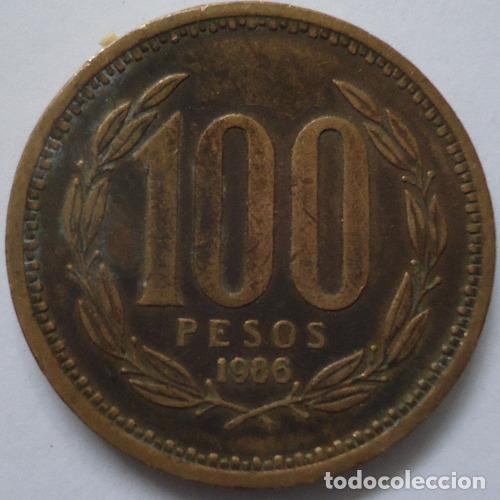 Monedas antiguas de Am&eacute;rica: chile 100 pesos 1986 - Foto 1