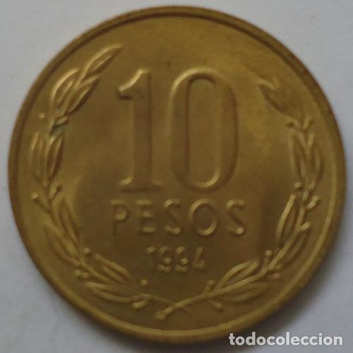 Monedas antiguas de Am&eacute;rica: chile 10 pesos 1994 - Foto 1