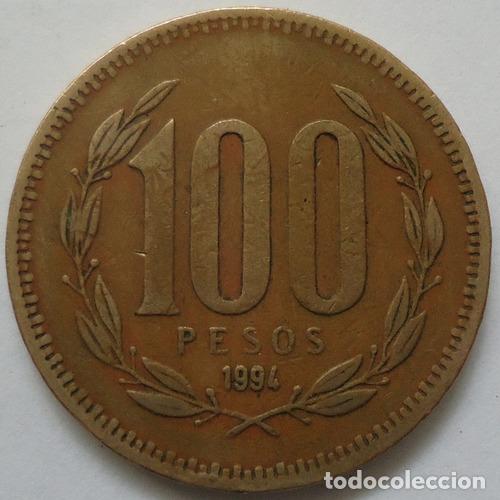 Monedas antiguas de Am&eacute;rica: chile 100 pesos 1994 b02 - Foto 1