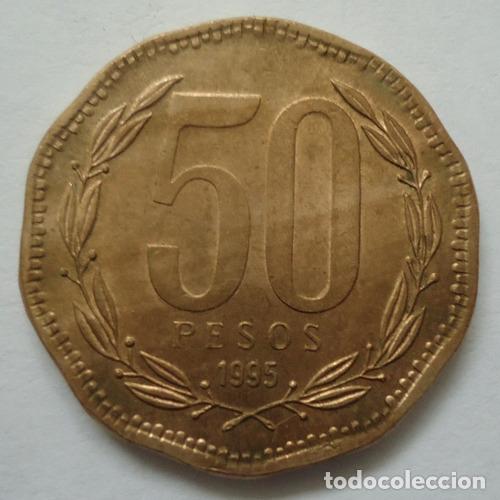 Monedas antiguas de Am&eacute;rica: chile 50 pesos 1995 - Foto 1
