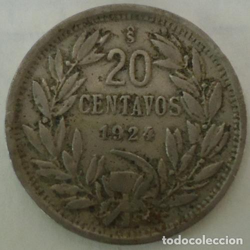 Monedas antiguas de Am&eacute;rica: chile 20 centavos 1924 - Foto 1