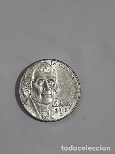 Monedas antiguas de Am&eacute;rica: moneda de eeuu 5 cent 2010 d xf - Foto 1