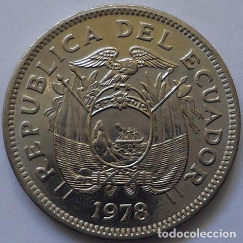 Monedas antiguas de Am&eacute;rica: ecuador 20 centavos 1978 - Foto 1