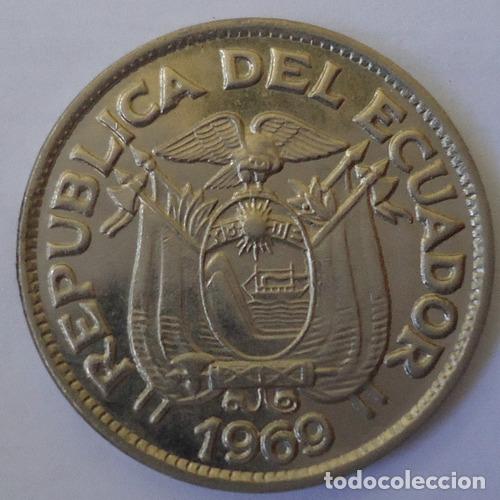 Monedas antiguas de Am&eacute;rica: ecuador 20 centavos 1969 - Foto 1