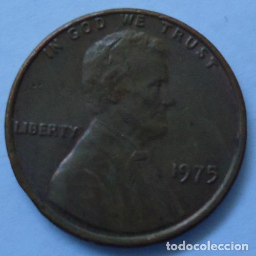 Monedas antiguas de Am&eacute;rica: eeuu one cent 1975 - Foto 1