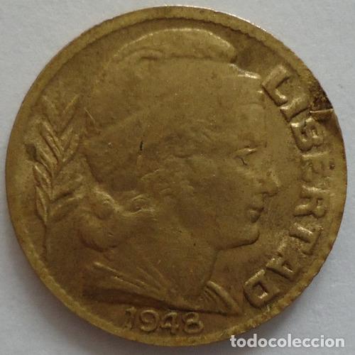 Monedas antiguas de Am&eacute;rica: argentina 5 centavos 1948 b - Foto 1