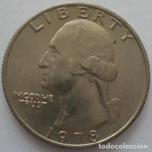 Monedas antiguas de Am&eacute;rica: eeuu quarter dollar 1978 - Foto 1