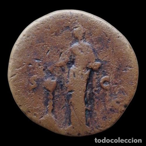 Monedas antiguas de Am&eacute;rica: moneda imperio romano sestercio de faustina i - Foto 1