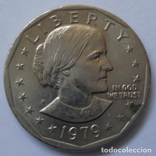 Monedas antiguas de Am&eacute;rica: eeuu one dollar 1979 b - Foto 1