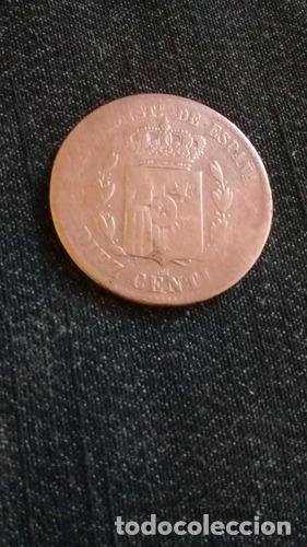 Monedas antiguas de Am&eacute;rica: moneda bronce espana 1879 - Foto 1