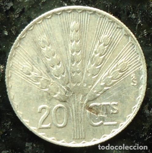Monedas antiguas de Am&eacute;rica: uruguay 20 centavos de plata 1942 - Foto 1