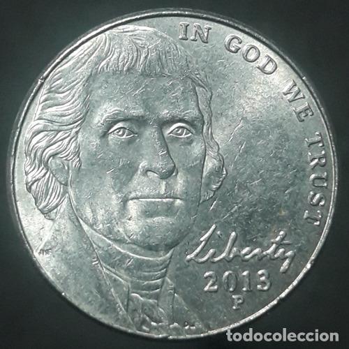Monedas antiguas de Am&eacute;rica: moneda eeuu five cents 2013 p - Foto 1
