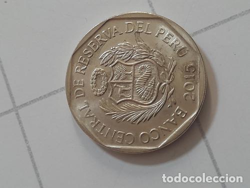 Monedas antiguas de Am&eacute;rica: moneda peru 1 sol ano 2015 - Foto 1