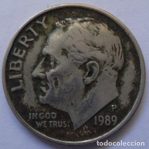 Monedas antiguas de Am&eacute;rica: eeuu one dime 1989 - Foto 1
