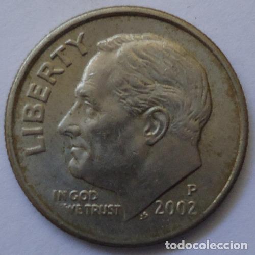Monedas antiguas de Am&eacute;rica: eeuu one dime 2002 p - Foto 1