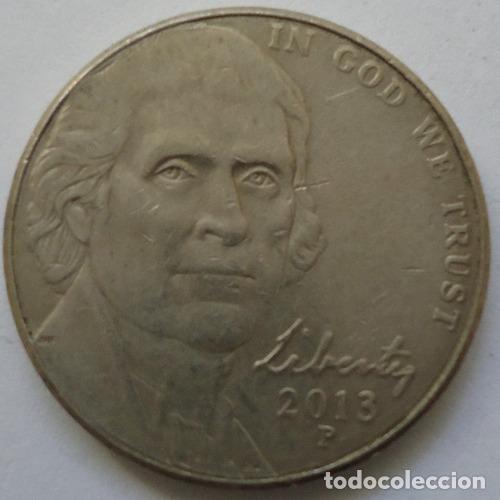 Monedas antiguas de Am&eacute;rica: eeuu five cent 2013 p b - Foto 1