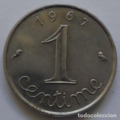 Monedas antiguas de Am&eacute;rica: francia 1 centimo 1967 - Foto 1
