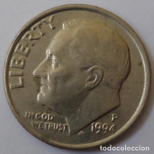 Monedas antiguas de Am&eacute;rica: eeuu one dime 1994 p - Foto 1