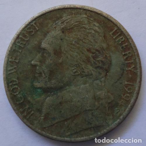Monedas antiguas de Am&eacute;rica: eeuu five cent 1994 p - Foto 1