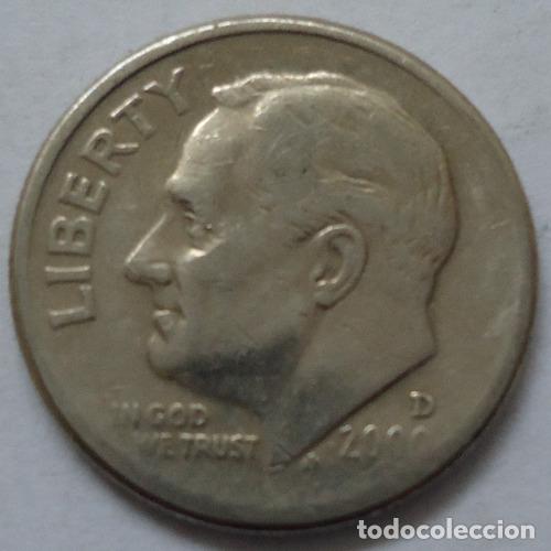 Monedas antiguas de Am&eacute;rica: eeuu one dime 2000 d b - Foto 1