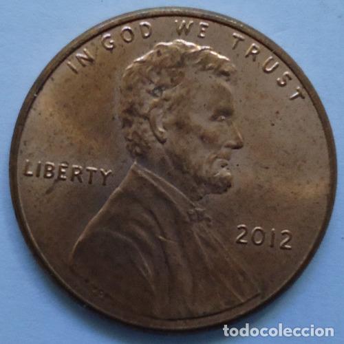 Monedas antiguas de Am&eacute;rica: eeuu one cent 2012 a - Foto 1