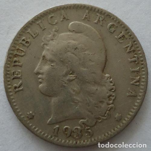 Monedas antiguas de Am&eacute;rica: argentina 20 centavos 1935 - Foto 1
