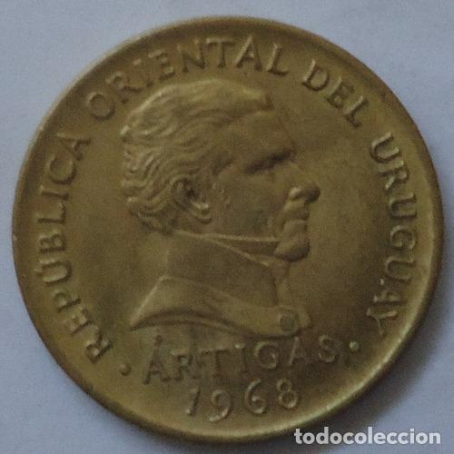 Monedas antiguas de Am&eacute;rica: uruguay 5 pesos 1968 - Foto 1