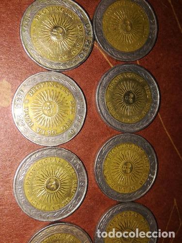 Monedas antiguas de Am&eacute;rica: moneda argentina de 1 con error del ano 1995 - Foto 1