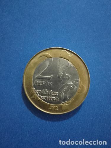 Monedas antiguas de Am&eacute;rica: moneda 2 pesos malvinas - Foto 1