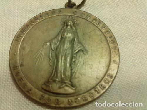 Monedas antiguas de Am&eacute;rica: antigua medalla inmaculada concepcion unica y rara
