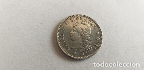 Monedas antiguas de Am&eacute;rica: 10 centavos de patacon 1883 - Foto 1