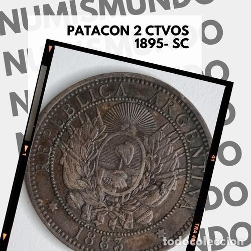 Monedas antiguas de Am&eacute;rica: moneda 1888 2ctvos patacon - Foto 1