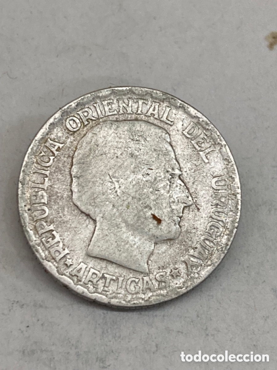 Monedas antiguas de Am&eacute;rica: Moneda de plata 50 c&eacute;ntimos 1943 /ME04 - Foto 2