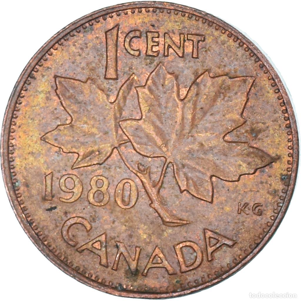 Monedas antiguas de Am&eacute;rica: [#1328394] Moneda, Canad&aacute;, Cent, 1980 - Foto 2