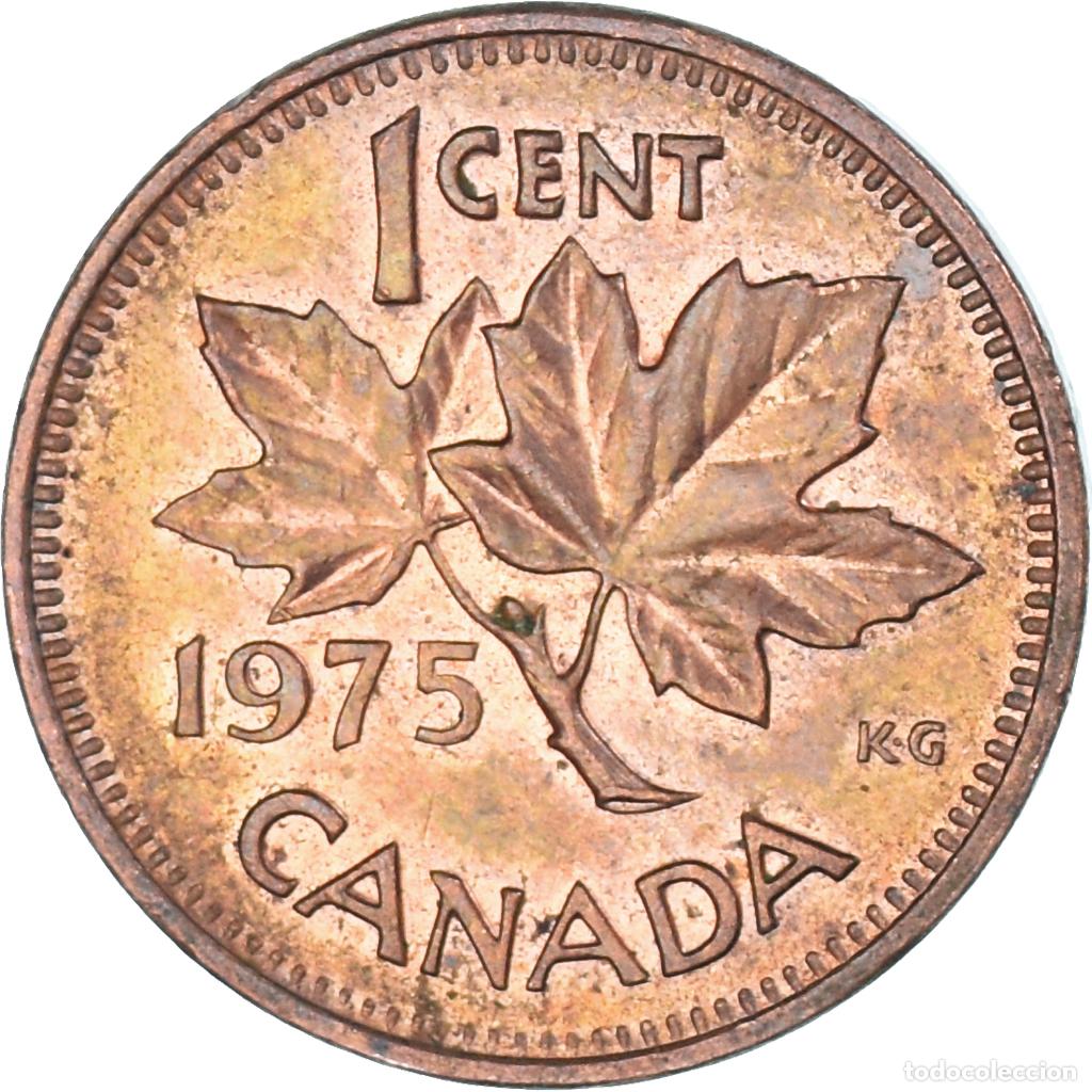 Monedas antiguas de Am&eacute;rica: [#1328431] Moneda, Canad&aacute;, Cent, 1975 - Foto 2