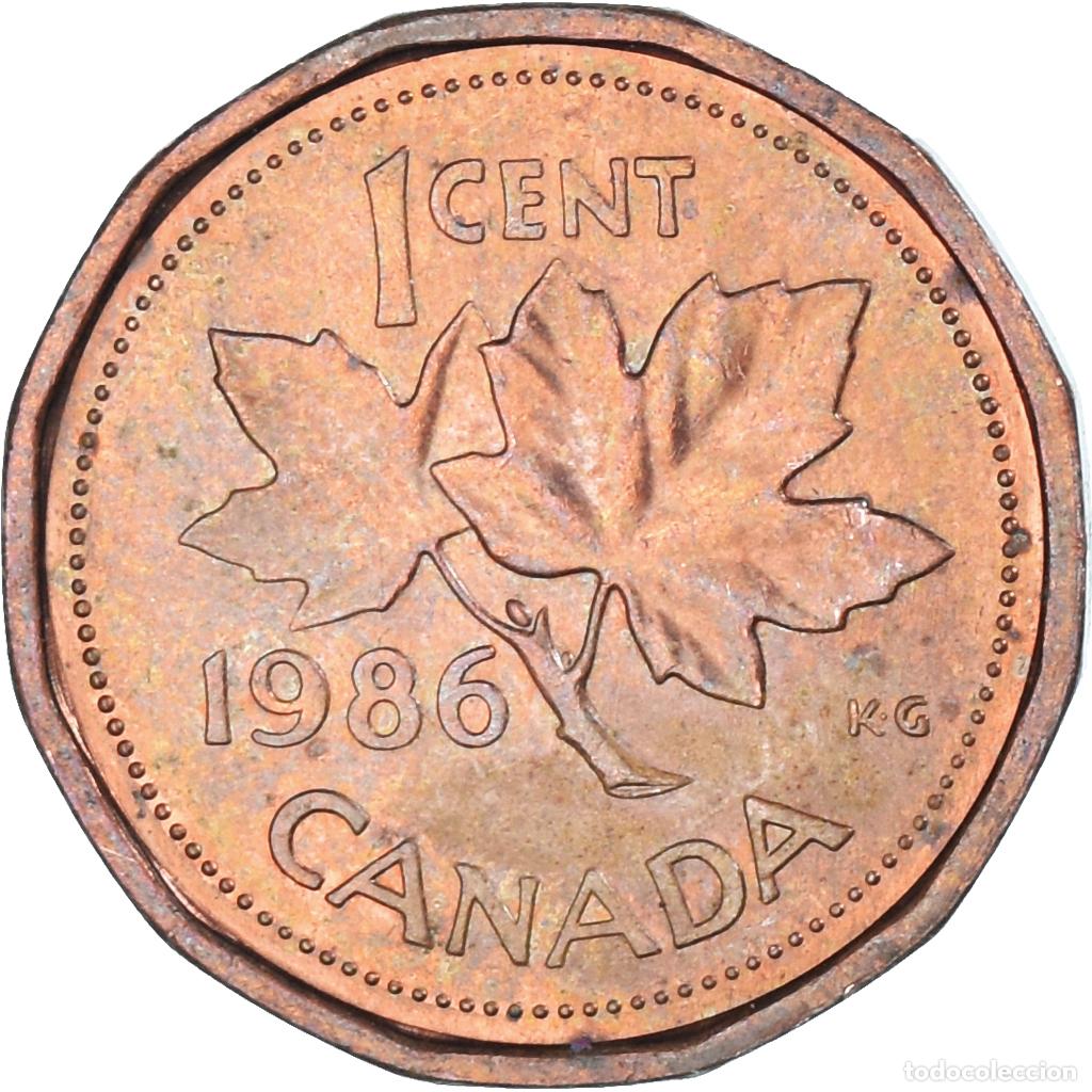 Monedas antiguas de Am&eacute;rica: [#1328323] Moneda, Canad&aacute;, Cent, 1986 - Foto 2
