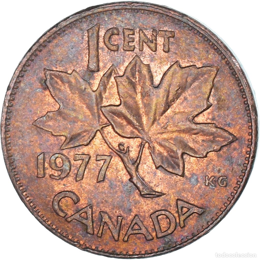 Monedas antiguas de Am&eacute;rica: [#1328305] Moneda, Canad&aacute;, Cent, 1977 - Foto 2