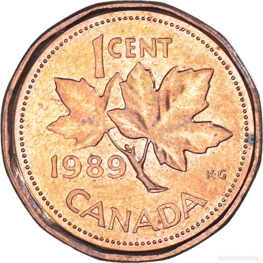 Monedas antiguas de Am&eacute;rica: [#1328313] Moneda, Canad&aacute;, Cent, 1989 - Foto 2
