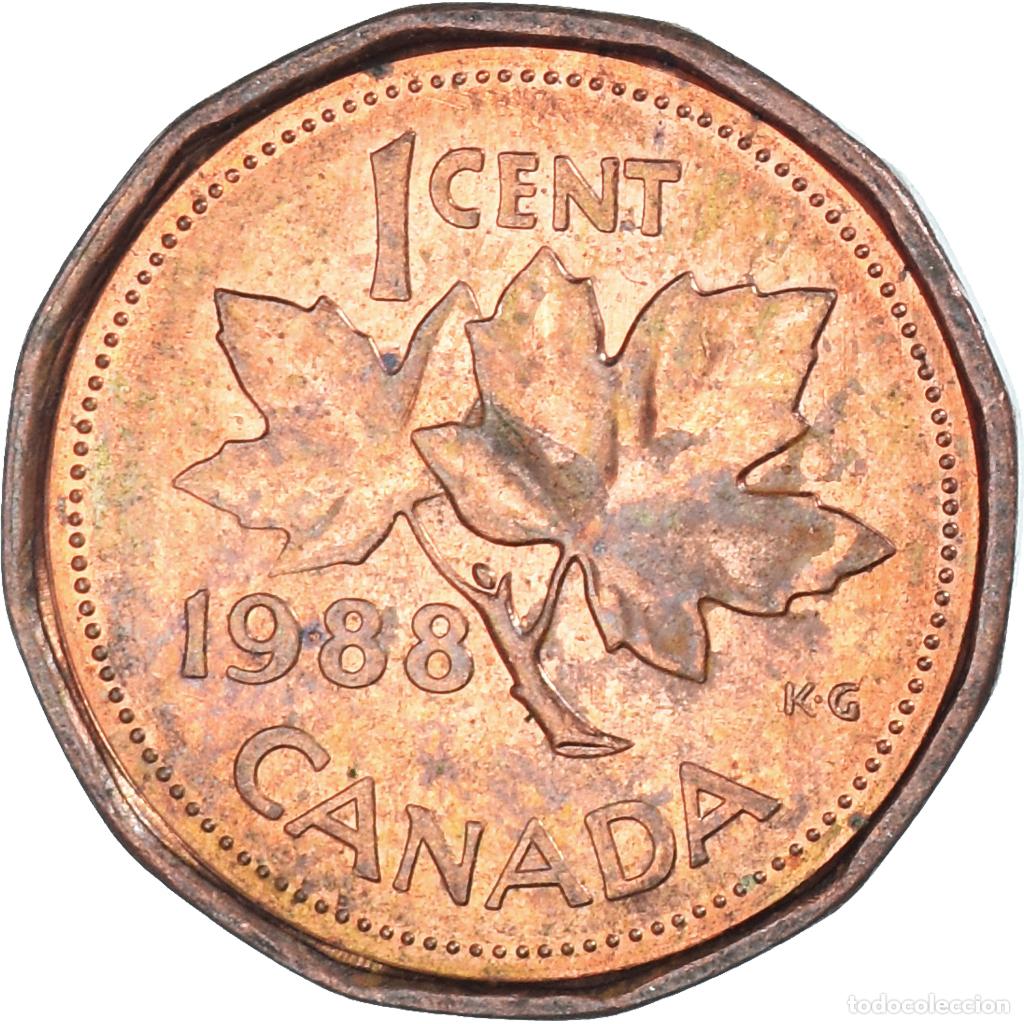 Monedas antiguas de Am&eacute;rica: [#1328347] Moneda, Canad&aacute;, Cent, 1988 - Foto 2