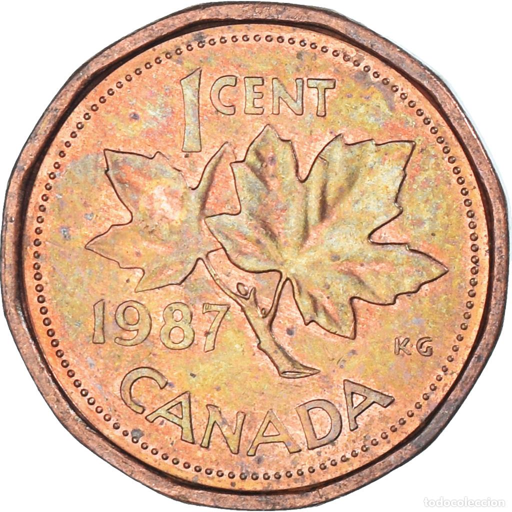 Monedas antiguas de Am&eacute;rica: [#1328318] Moneda, Canad&aacute;, Cent, 1987 - Foto 2