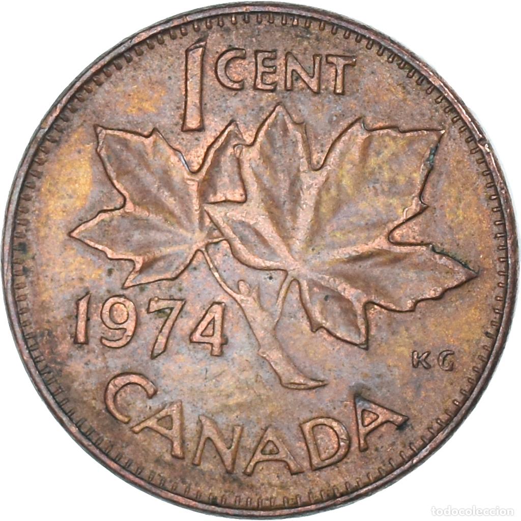 Monedas antiguas de Am&eacute;rica: [#1328385] Moneda, Canad&aacute;, Cent, 1974 - Foto 2