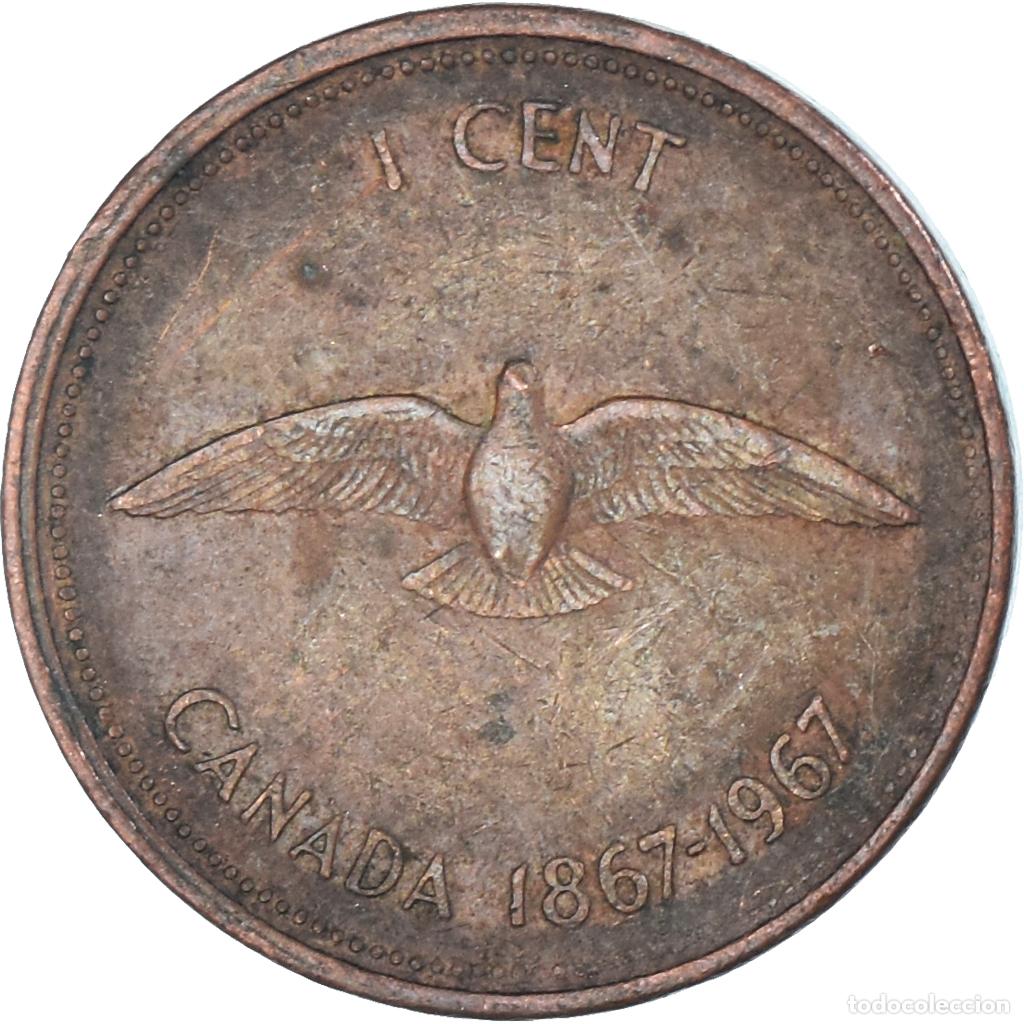 Monedas antiguas de Am&eacute;rica: [#1328361] Moneda, Canad&aacute;, Cent, 1967 - Foto 2