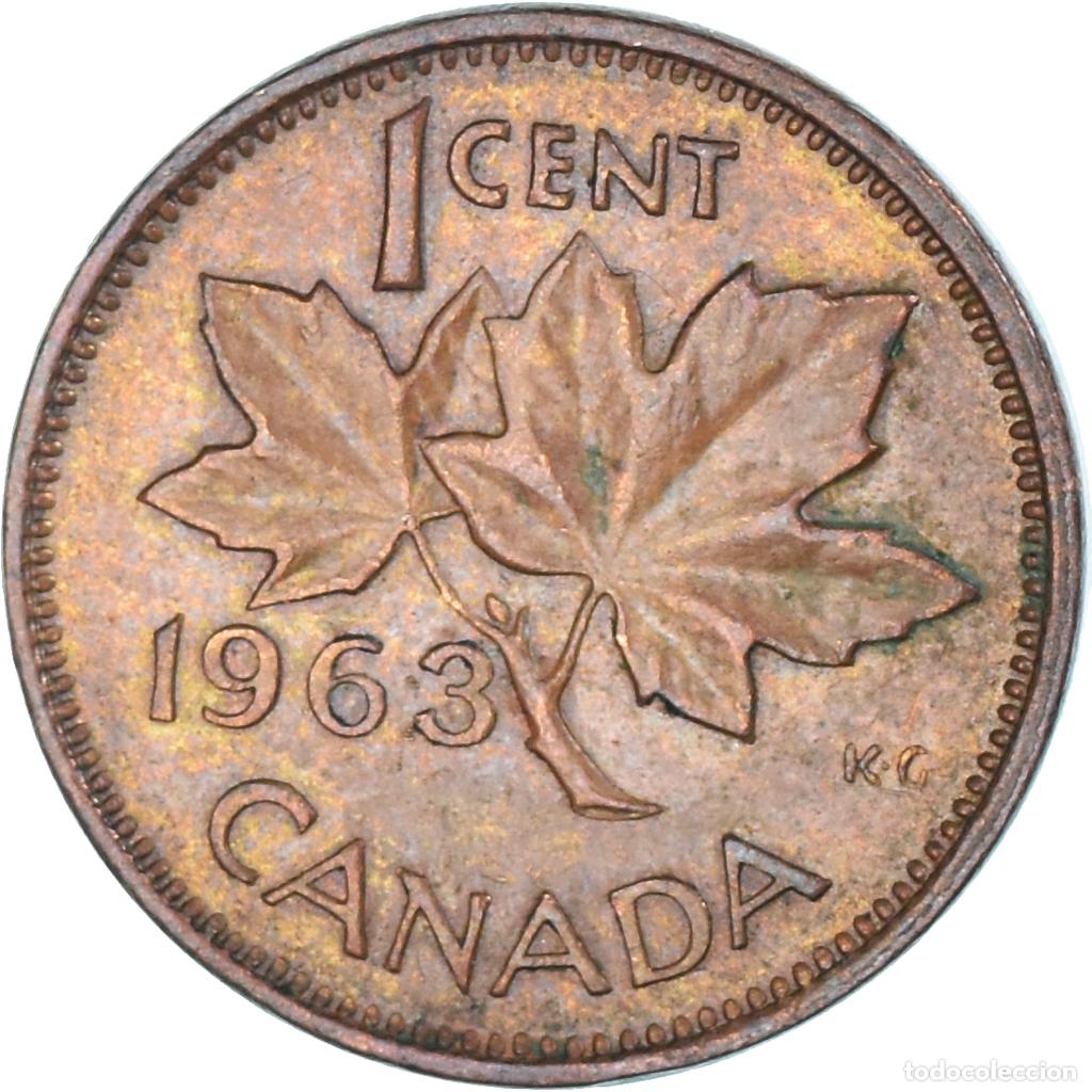 Monedas antiguas de Am&eacute;rica: [#1328443] Moneda, Canad&aacute;, Cent, 1963 - Foto 2