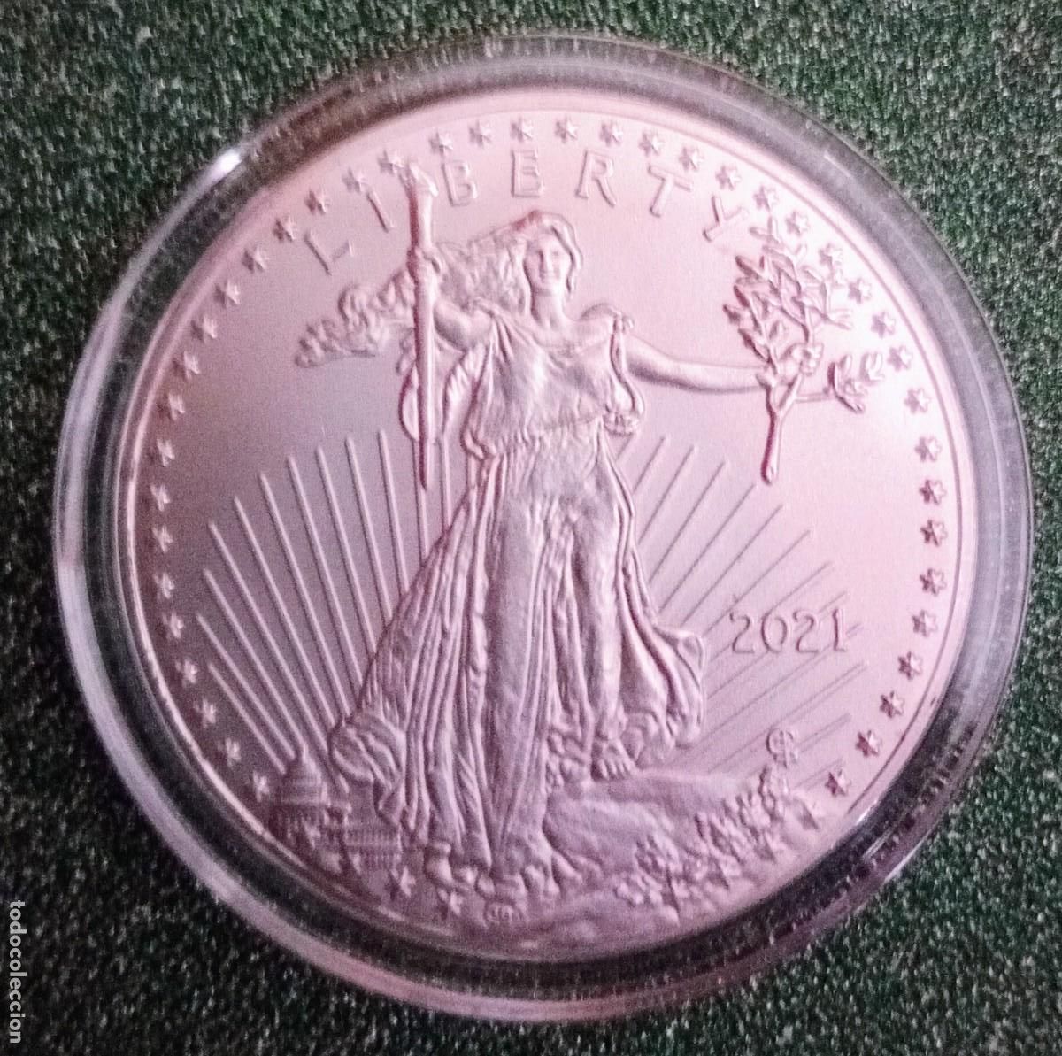 Monedas antiguas de Am&eacute;rica: Moneda Liberty veintiuno - Foto 1
