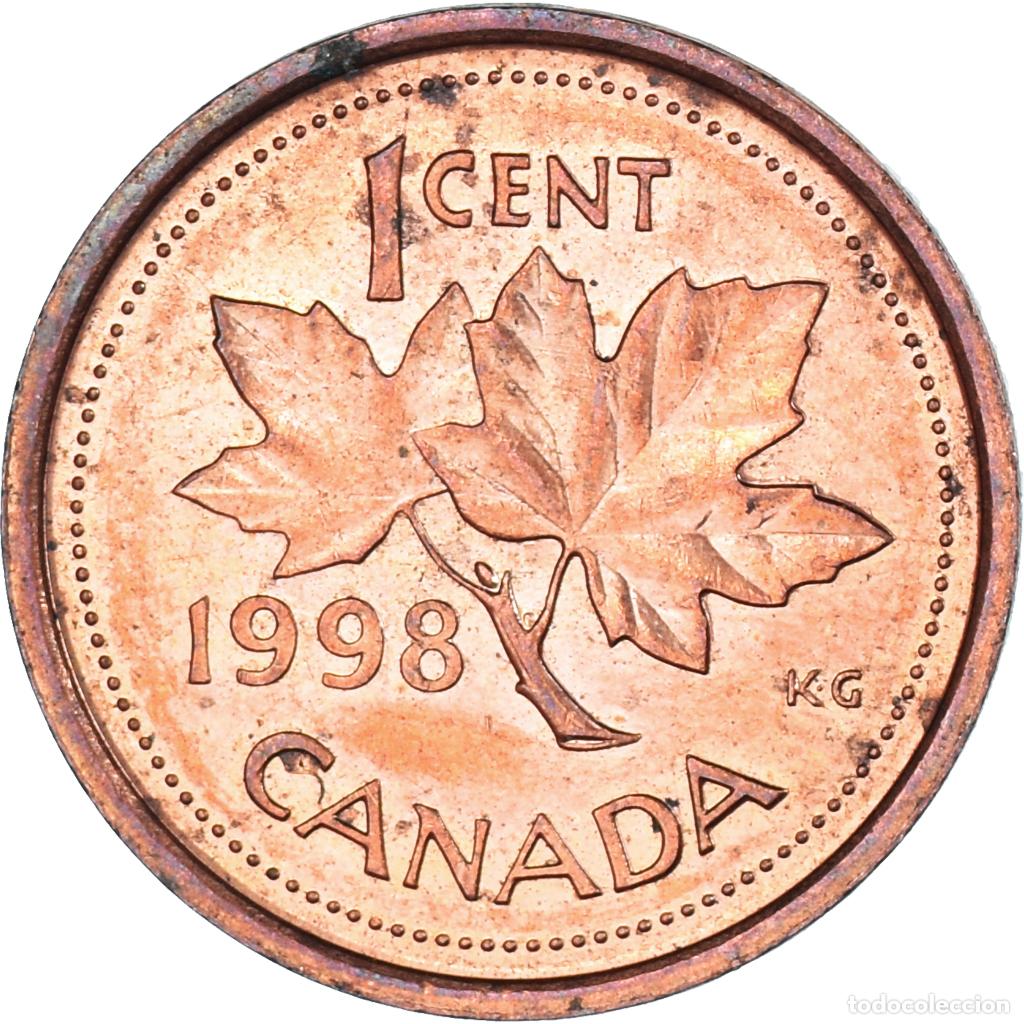 Monedas antiguas de Am&eacute;rica: [#1330348] Moneda, Canad&aacute;, Cent, 1998 - Foto 2