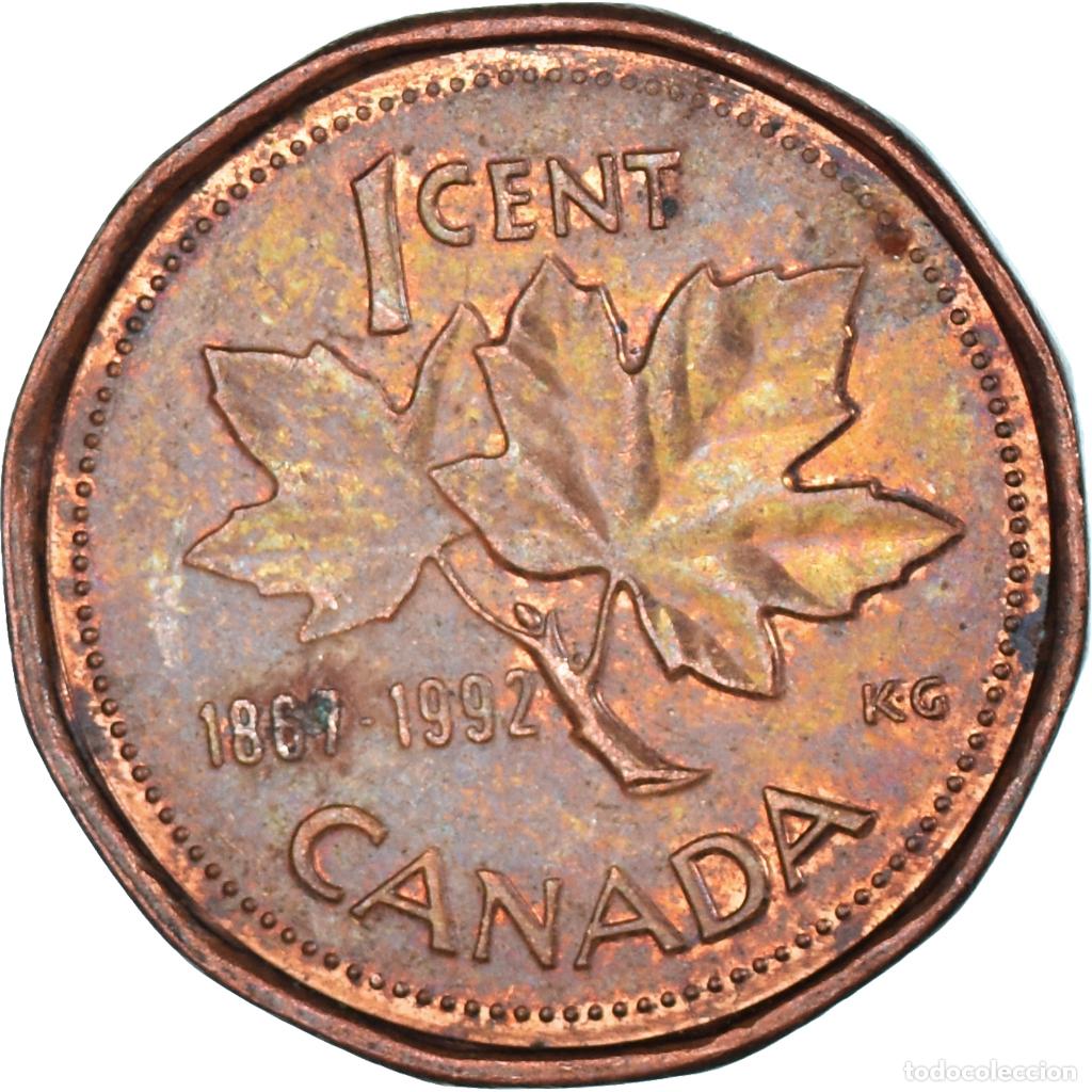 Monedas antiguas de Am&eacute;rica: [#1330436] Moneda, Canad&aacute;, Cent, 1992 - Foto 2