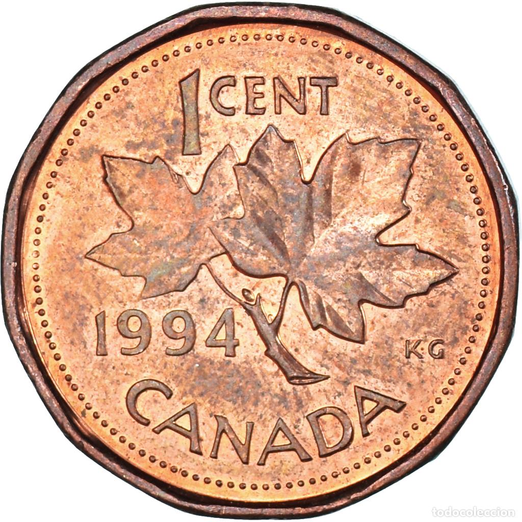 Monedas antiguas de Am&eacute;rica: [#1330347] Moneda, Canad&aacute;, Cent, 1994 - Foto 2