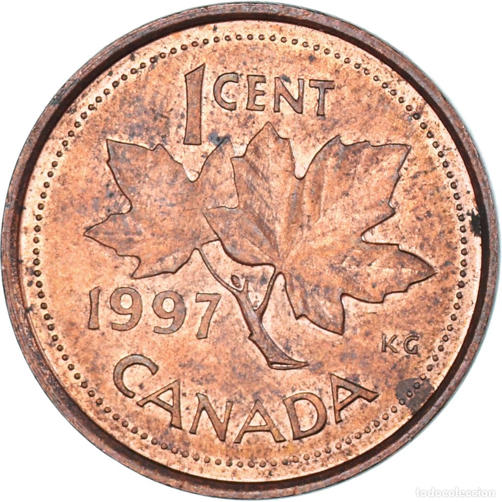 Monedas antiguas de Am&eacute;rica: [#1330438] Moneda, Canad&aacute;, Cent, 1997 - Foto 2