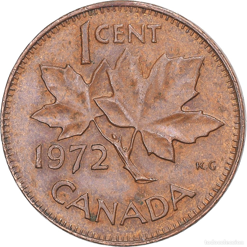 Monedas antiguas de Am&eacute;rica: [#1301641] Moneda, Canad&aacute;, Cent, 1972 - Foto 2
