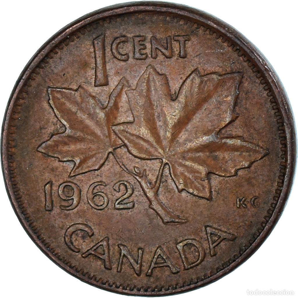 Monedas antiguas de Am&eacute;rica: [#1328781] Moneda, Canad&aacute;, Cent, 1962 - Foto 2